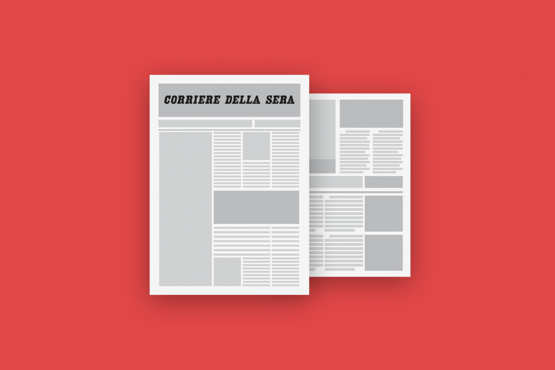 Blog Cover Page Corriere Della Sera